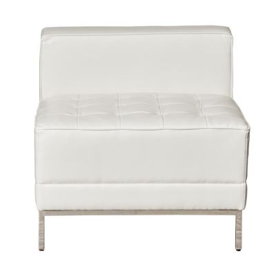 Image of Lenox White Armless Chair